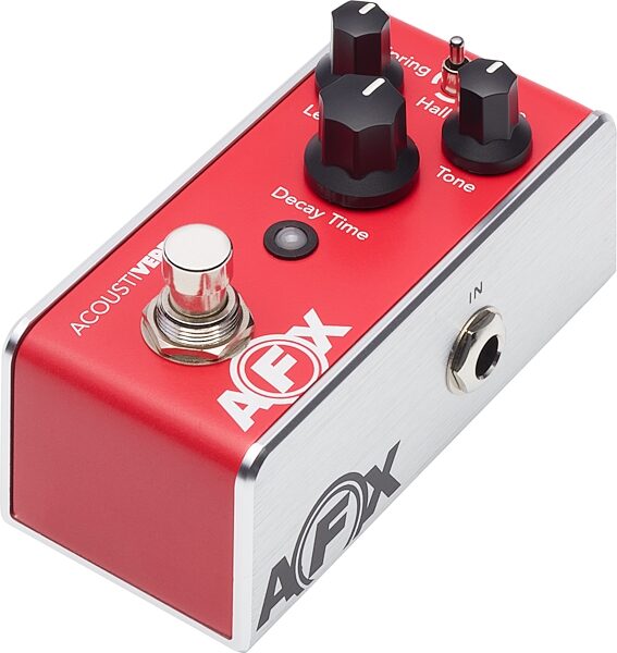 open zoom image for Fishman AFX AcoustiVerb Mini Reverb Pedal, New, Action Position Back