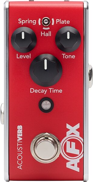 open zoom image for Fishman AFX AcoustiVerb Mini Reverb Pedal, New, Action Position Back