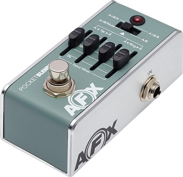 open zoom image for Fishman AFX Pocket Blender Mini A/B/Y Plus D.I. Direct Input Pedal, New, Action Position Back