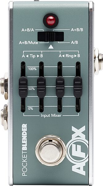 open zoom image for Fishman AFX Pocket Blender Mini A/B/Y Plus D.I. Direct Input Pedal, New, Action Position Back