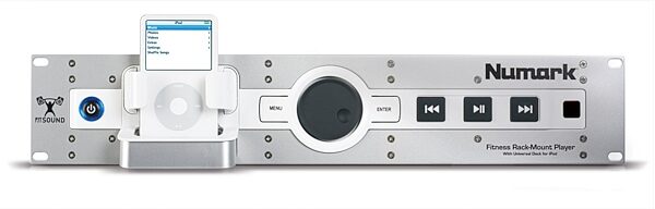 open zoom image for Numark Fit for Sound Rackmount Music Player for iPod, Front