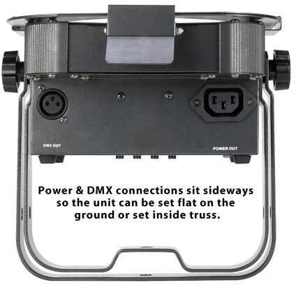 open zoom image for American DJ Flat PAR CWWW 9 Stage Light, Rear