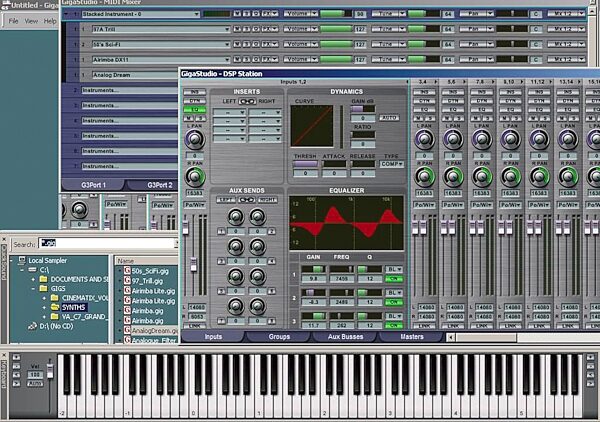 open zoom image for TASCAM Gigastudio 3 Solo Sampling Software (Windows), Main
