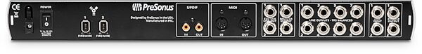 open zoom image for PreSonus FP10 10x10 FireWire Recording Interface, Rear