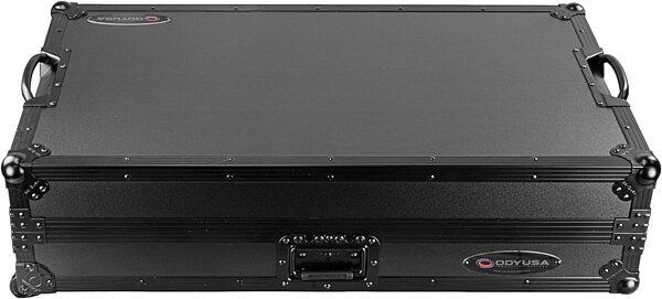 open zoom image for Odyssey Performance Ready Case for Rane Performer with Glide Style Laptop Platform and Wheels, Black, Action Position Back