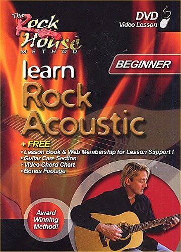 open zoom image for The Rock House Method Beginner Learn Rock Acoustic Guitar Video, Main