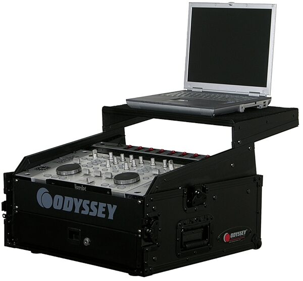 open zoom image for Odyssey FRGS802BL Black Label Flight Zone Combo Rack Case, Main