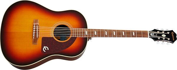 open zoom image for Epiphone Masterbilt Texan Acoustic-Electric Guitar, Faded Cherry Aged Gloss, Open Box (Very Good), Action Position Back