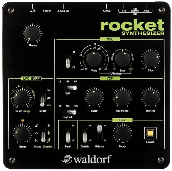 open zoom image for Waldorf Rocket Analog Synthesizer, Main