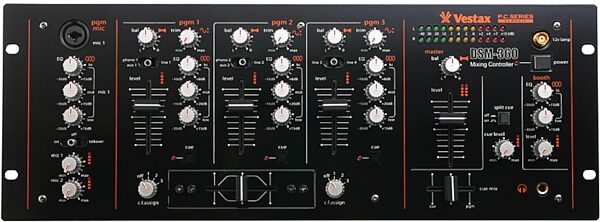 open zoom image for Vestax DSM360 3-Channel Rackmount DJ Mixer, Main