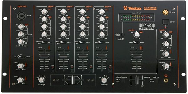 open zoom image for Vestax DSM410 4-Channel Rackmount DJ Mixer, Main