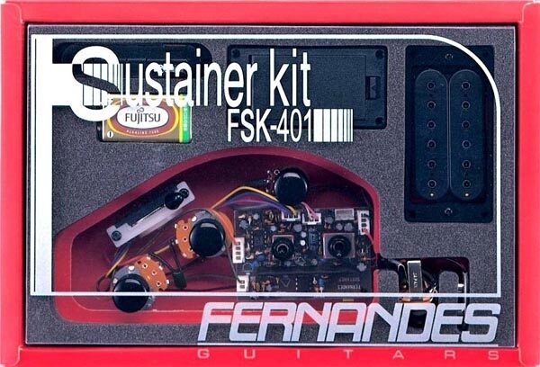 open zoom image for Fernandes FSK401 Sustainer Kit Deluxe System with Single-Coil and Humbucker, Main
