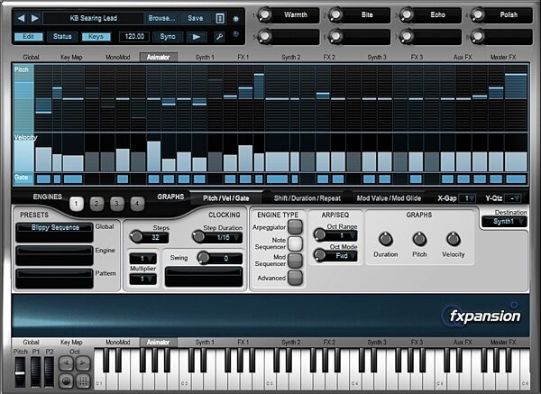 open zoom image for FXpansion D-CAM Synth Squad Software Synthesizer Suite, Screenshot - Fusor 2