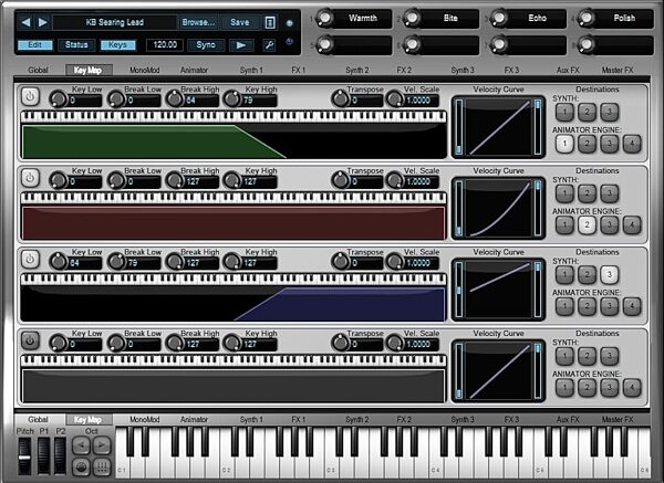open zoom image for FXpansion D-CAM Synth Squad Software Synthesizer Suite, Screenshot - Fusor 4