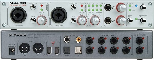 open zoom image for M-Audio Firewire 410 Mobile Recording Interface, Main