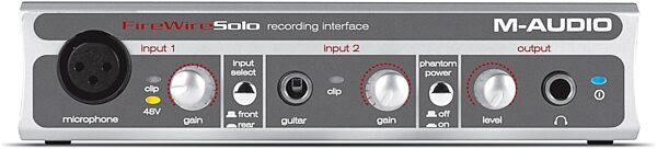 open zoom image for M-Audio Firewire Solo Audio Interface, Front