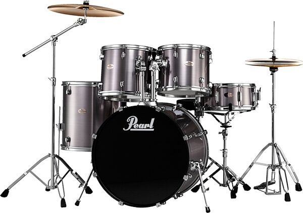 open zoom image for Pearl FX725SC Forum 5-Piece Drum Kit, Smokey Chrome