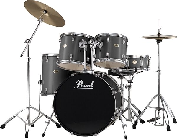 open zoom image for Pearl FX725SC Forum 5-Piece Drum Kit, Charcoal Metallic