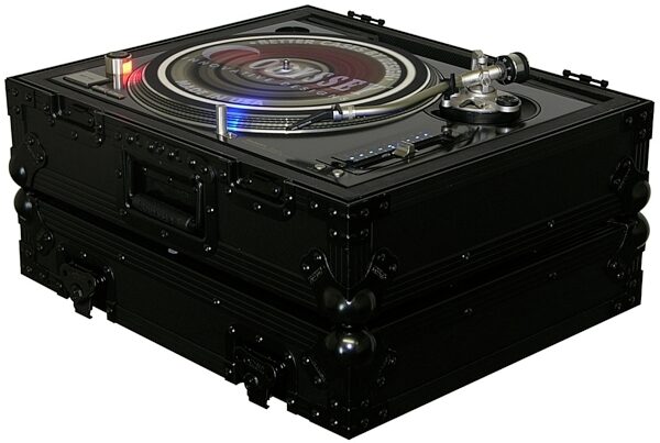 open zoom image for Odyssey FZ1200 Turntable Case, Black Label, Angle