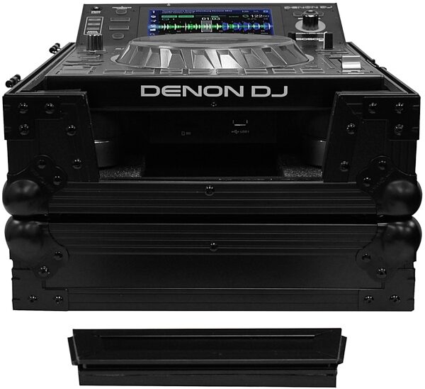 open zoom image for Odyssey FZCDJ ATA Large Format DJ CD Player Case, Black Label, View