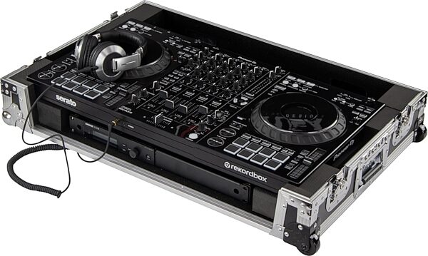 open zoom image for Odyssey 1U Flight Case for DDJ-FLX10, Standard Black/Silver, Action Position Back