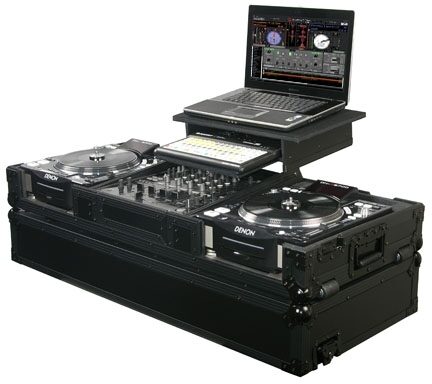 open zoom image for Odyssey FZGS12CDJWBL Flight Zone Black Label Glide Style DJ Case, Main
