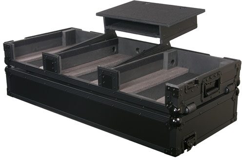 open zoom image for Odyssey FZGS12CDJWBL Flight Zone Black Label Glide Style DJ Case, Empty