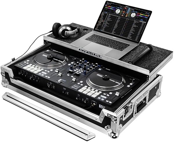 open zoom image for Odyssey FZGS RANE ONE Flight Case for Rane One, Standard Black/Silver, Open Box (Very Good), Action Position Back