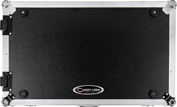 open zoom image for Odyssey FZGSREV7W Glide Style Flight Case with Wheels for DDJ-REV7, Standard Black/Silver, Bottom