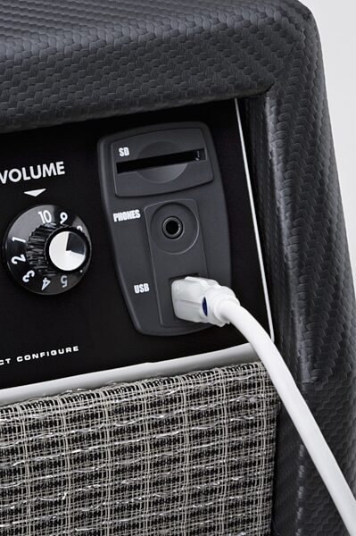 open zoom image for Fender G-DEC 3 Fifteen Guitar Combo Amplifier (15 Watts, 1x8"), Closeup (USB Cable)