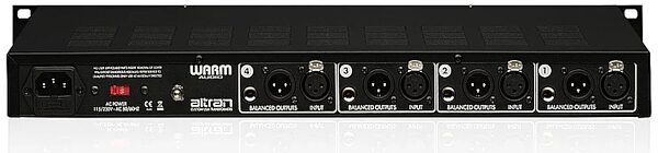 open zoom image for Warm Audio WA-412 4-Channel Microphone Preamplifier, New, Rear