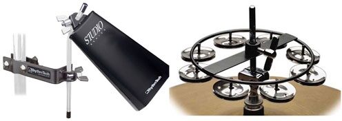 open zoom image for Rhythm Tech Rock Studio Cowbell, Hi-Hat Mounted Tambourine Pack