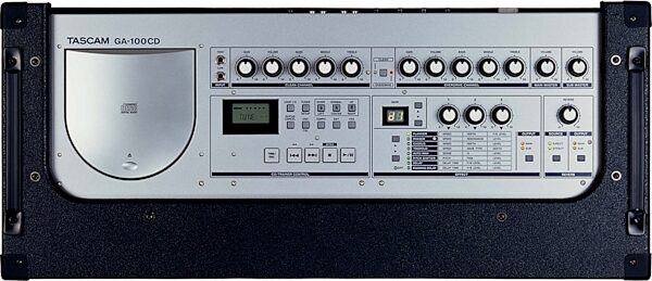 open zoom image for TASCAM GA100CD Stereo Guitar Combo Amplifier with Built-In CD Trainer (100 Watts, 1x12 in, 2x5 in.), Top