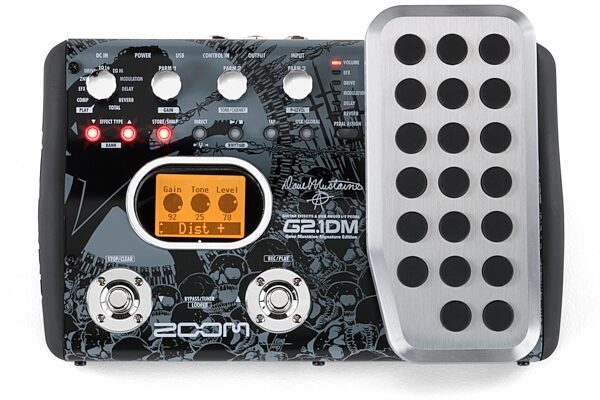 open zoom image for Zoom G2.1DM Dave Mustaine Signature Guitar Multi-Effects Pedal, Main