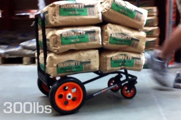 open zoom image for Gruv Gear Solo Lite Personal Utility Cart, In Use 2