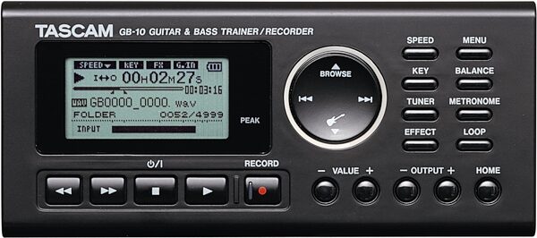 open zoom image for TASCAM GB-10 Guitar and Bass Trainer with Recorder, Action Position Back