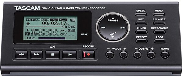 open zoom image for TASCAM GB-10 Guitar and Bass Trainer with Recorder, Action Position Back