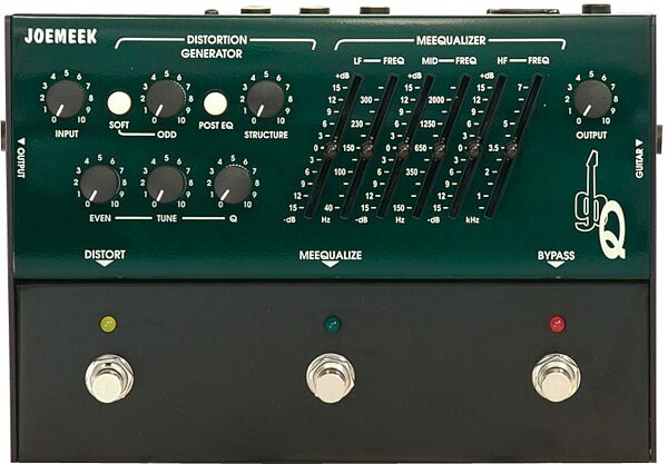 open zoom image for Joemeek gbQ Distortion and Meequalizer Pedal, Main