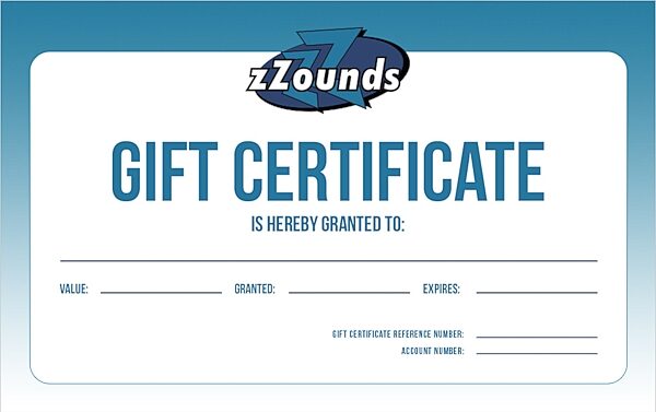 open zoom image for zZounds Gift Certificate, $25 Value, Main