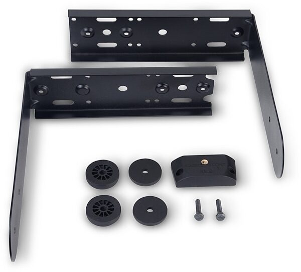 open zoom image for QSC K8.2 Powder Coated Steel Yoke Mount Kit, Black, Main