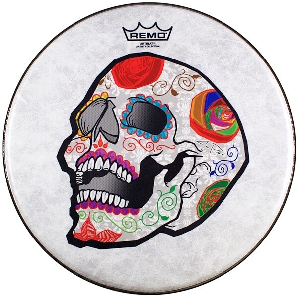 open zoom image for Remo Artbeat Artist Collection Jose Pasillas Drumhead, New, Main