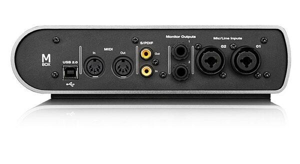 open zoom image for Avid Mbox USB Audio Interface (with Pro Tools Express), Rear