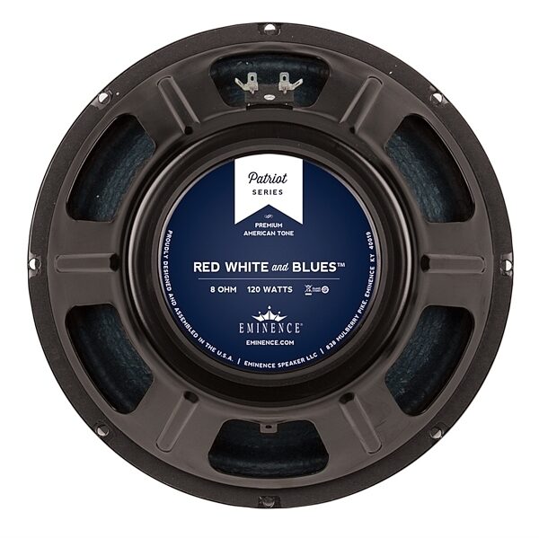 open zoom image for Eminence Red White and Blues Patriot Guitar Speaker (120 Watts, 12"), 8 Ohms, Main