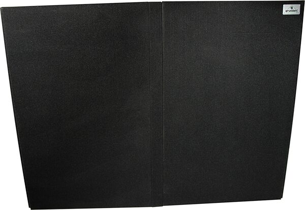 open zoom image for Grundorf ML-F4863T Mighty Light Foldable DJ Facade, Black Carpet, 48x63x18 Inch, ML-F4863TB, Front