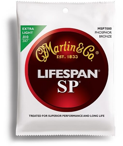 open zoom image for Martin SP Lifespan Phosphor Bronze Acoustic Guitar Strings, MSP7000