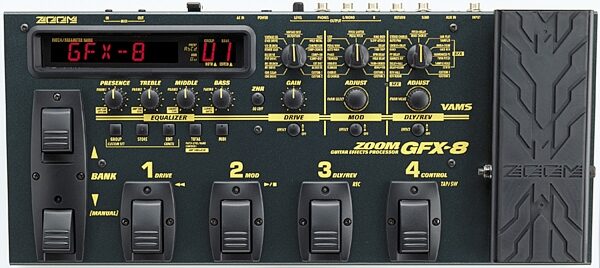 open zoom image for Zoom GFX8 Guitar Effects Processor, Main