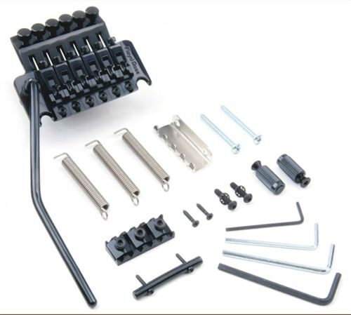 open zoom image for Floyd Rose Pro Tremolo Bridge with R2 Nut, Black