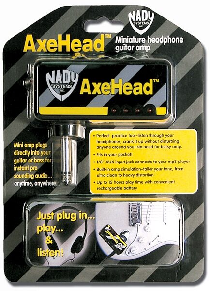 open zoom image for Nady AxeHead Guitar Headphone Amplifier, Main