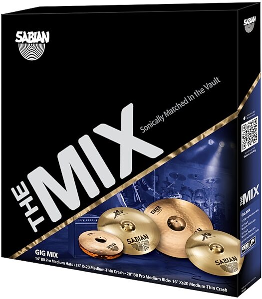 open zoom image for Sabian B8 Pro and XS20 Gig Mix Cymbal Package, Package