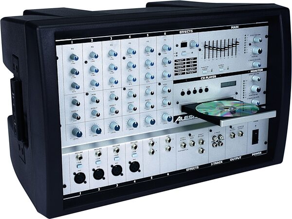 open zoom image for Alesis GM4CD 4-Channel Powered Mixer with CD Player (200 Watts), Main